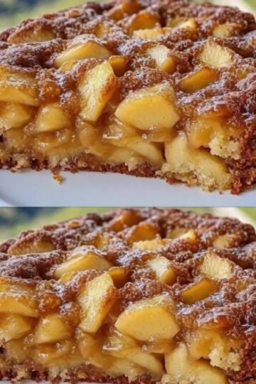 A moist, cinnamon-spiced cake bursting with apples, ready in under an hour with just one bowl.