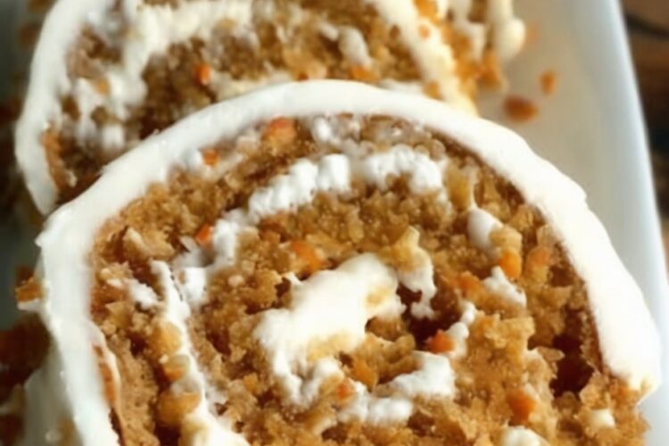 A soft spiced sponge cake rolled with tangy cream cheese frosting. Perfect for holidays, potlucks, or anytime you want an impressive dessert.
