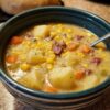 Creamy, hearty, and made for cold winter days — this Amish classic combines chicken, noodles, and vegetables in a rich, comforting broth.