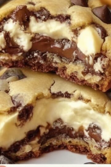 Soft, chewy, and filled with creamy cheesecake — these cookies are a dessert dream come true!