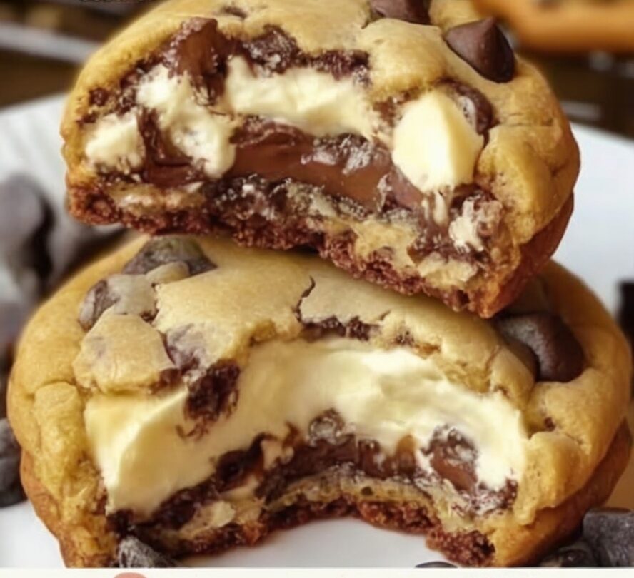 Soft, chewy, and filled with creamy cheesecake — these cookies are a dessert dream come true!