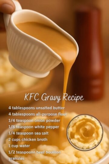 A rich, velvety gravy that tastes just like the classic — perfect for potatoes, chicken, and biscuits.