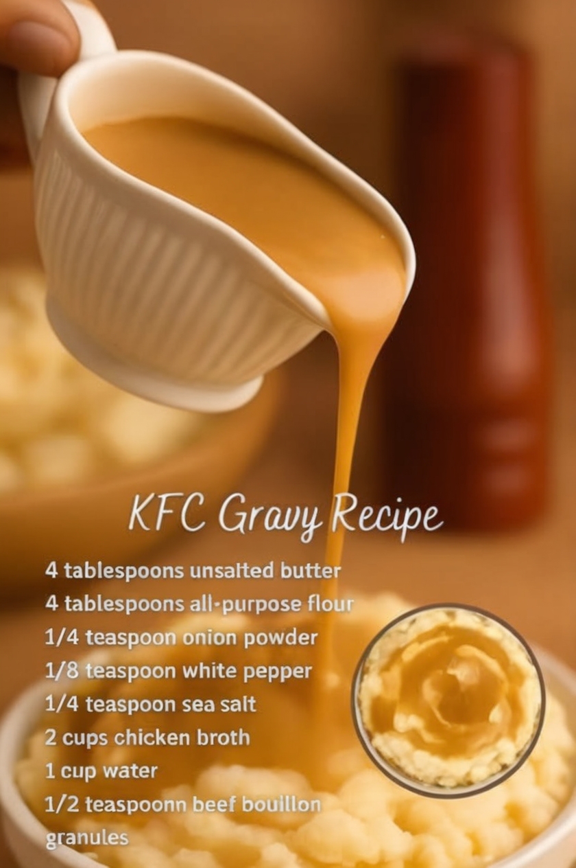 A rich, velvety gravy that tastes just like the classic — perfect for potatoes, chicken, and biscuits.