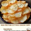 Crispy, golden, high-protein chips made entirely from cottage cheese — the ultimate guilt-free snack!