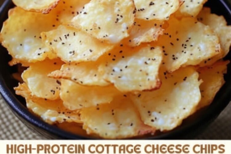 Crispy, golden, high-protein chips made entirely from cottage cheese — the ultimate guilt-free snack!