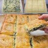 Crispy, flaky pastries filled with creamy spinach and feta — the perfect savory appetizer or snack.
