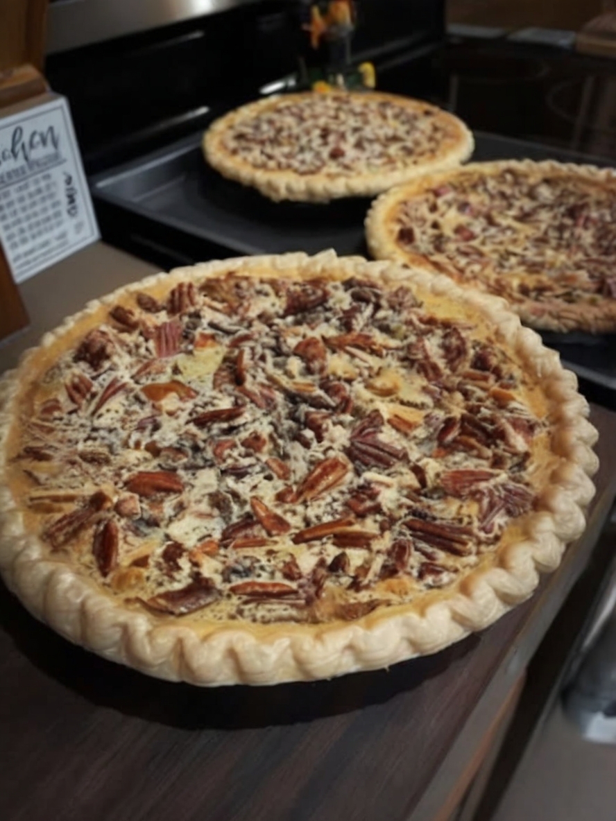 A sweet, tangy, and nutty custard pie baked to golden perfection — a true Southern classic that tastes like home.