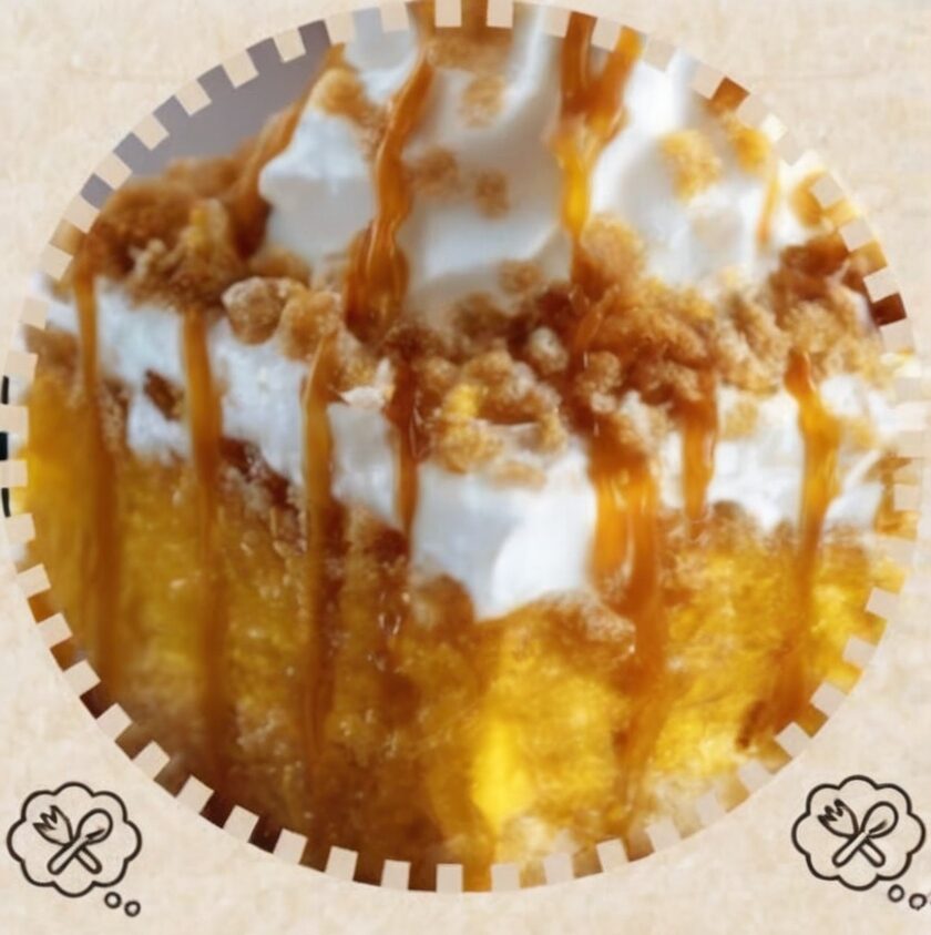 A decadent fall dessert featuring spiced pumpkin cake drenched in sweetened condensed milk and topped with whipped cream, nuts, and caramel. Easy, moist, and absolutely irresistible.