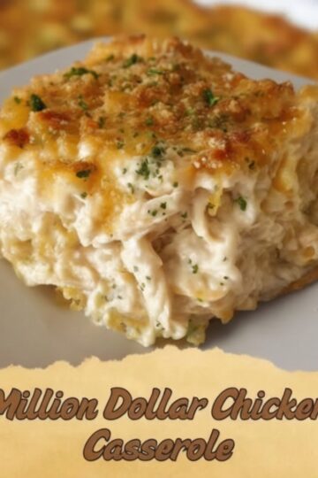 A rich, creamy, cheesy chicken casserole topped with a buttery Ritz cracker crust — the ultimate comfort-food dinner everyone loves.