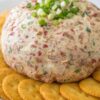 A nostalgic, savory, creamy cheese ball loaded with chipped beef, green onions, cheddar, and seasonings. Perfect for parties, holidays, and easy entertaining.