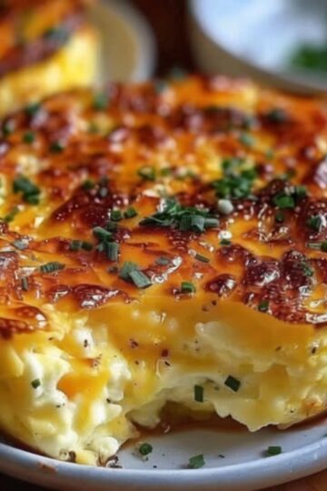 A creamy, protein-packed baked egg dish made with blended cottage cheese for a custard-like texture. Perfect for meal prep, brunch, or a nourishing everyday breakfast.