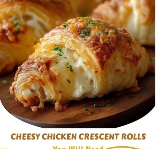 Creamy chicken and melted cheese wrapped in buttery crescent dough — an easy comfort food favorite perfect for busy nights or casual gatherings.