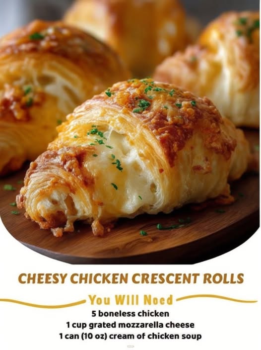 Creamy chicken and melted cheese wrapped in buttery crescent dough — an easy comfort food favorite perfect for busy nights or casual gatherings.