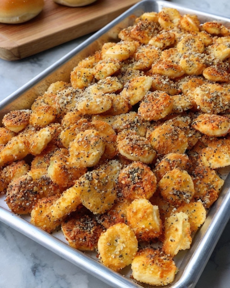 Crispy, buttery, poppable bites made from puff pastry and everything seasoning — the easiest savory appetizer you'll make all year.