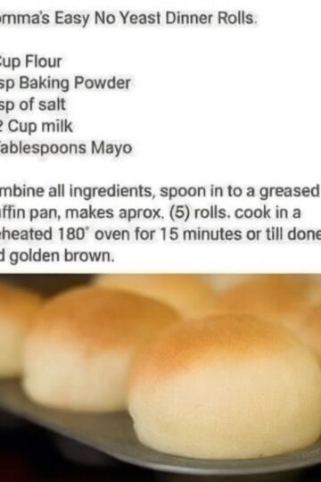 Soft, buttery rolls made without yeast — quick, tender, and perfect for any meal.