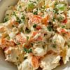 A cool, creamy, and refreshing seafood classic made with tender crab meat, crisp vegetables, and a lightly tangy dressing.