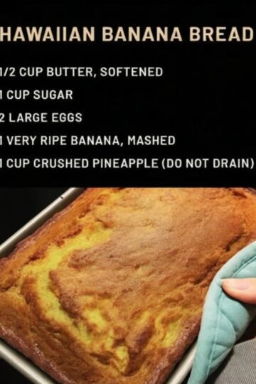 A moist, tropical twist on classic banana bread made with pineapple, banana, and optional coconut for island-inspired comfort.