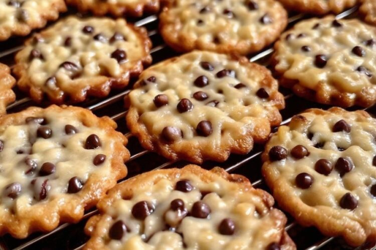 Soft, chewy chocolate chip cookies with a light, crispy crunch from Rice Krispies cereal — a fun twist on a classic comfort cookie.