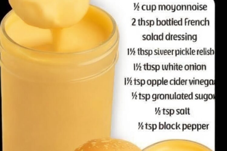 A creamy, tangy, iconic burger sauce that tastes just like the famous fast-food original. Perfect for burgers, fries, and sandwiches.