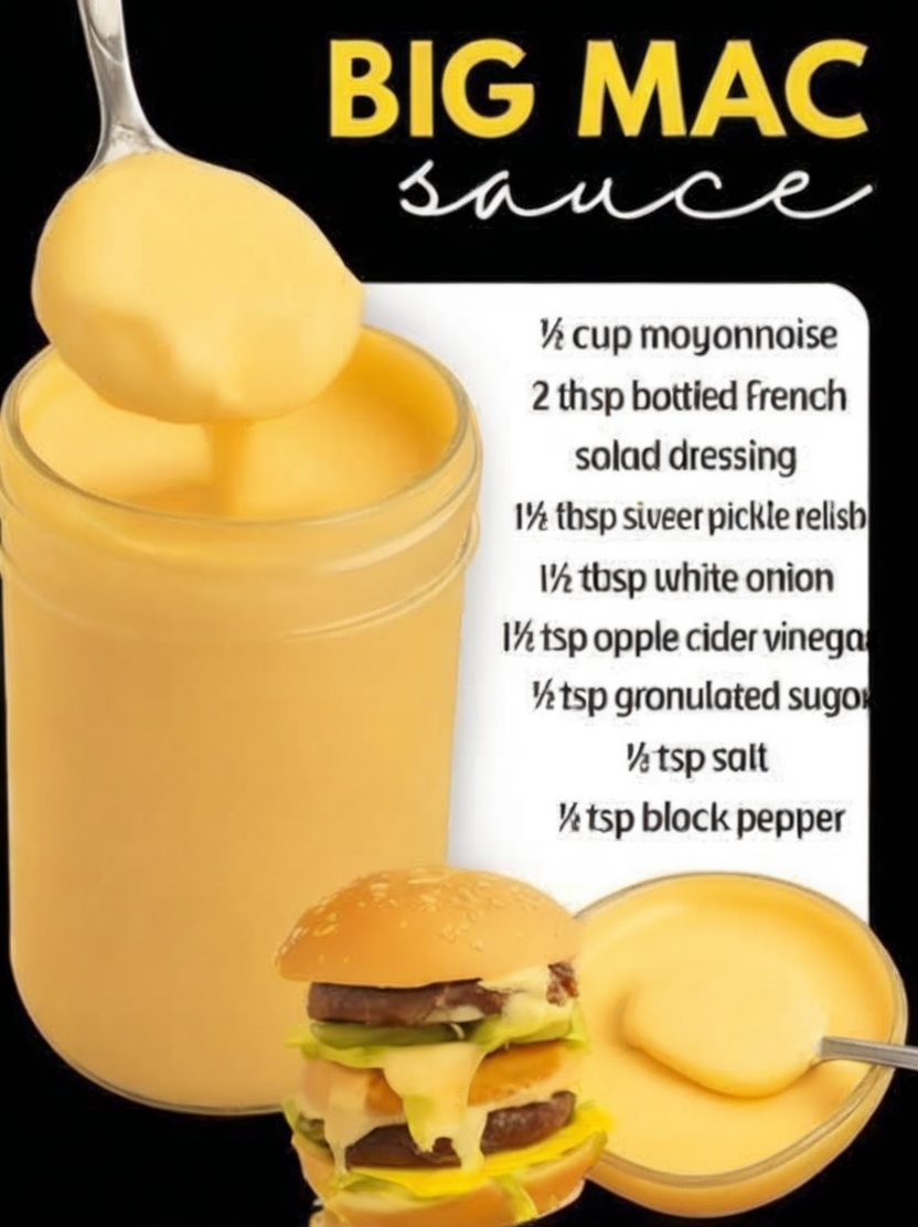 A creamy, tangy, iconic burger sauce that tastes just like the famous fast-food original. Perfect for burgers, fries, and sandwiches.