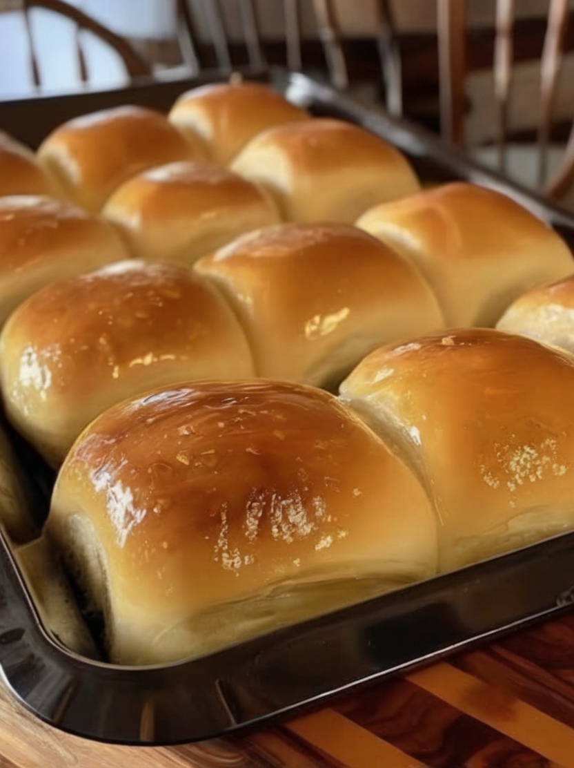 Soft, lightly sweet, melt-in-your-mouth dinner rolls just like the restaurant favorite.