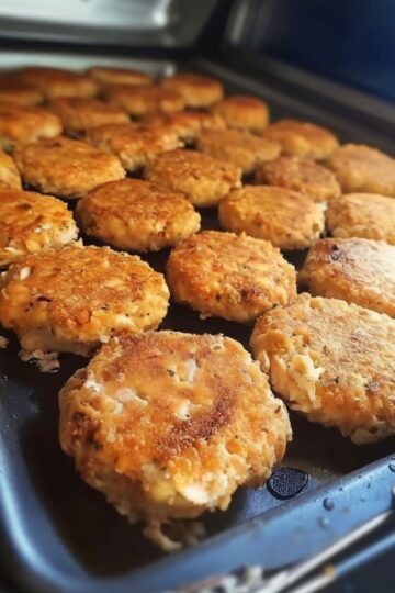 Golden, crispy salmon fritters made with canned salmon, cornmeal, and simple pantry ingredients—quick, budget-friendly Southern comfort food.