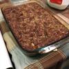 A genius mashup of classic pecan pie and easy cobbler, with layers of buttery pie crust sandwiching a rich, gooey pecan filling. All the flavor of traditional pecan pie with none of the fuss, baked in a pan that feeds a crowd.