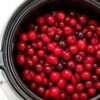 A naturally thick, sweet-tart cranberry sauce made in the slow cooker with just fresh cranberries, sweetener, and citrus. No preservatives, no thickeners.