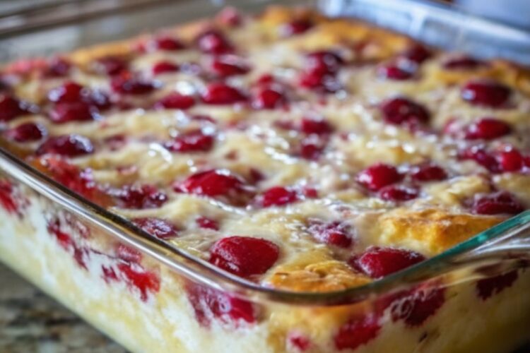 Creamy cheesecake bars with a buttery graham cracker crust and a sweet-tart cherry topping. An easy, classic dessert perfect for holidays and gatherings.