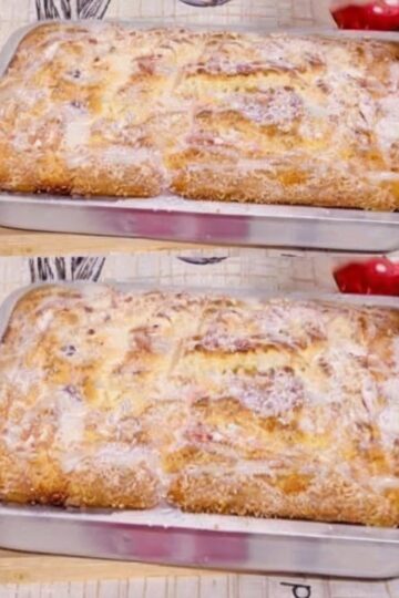 A nostalgic, buttery sheet cake with a soft crumb and light vanilla glaze — simple, comforting, and timeless.