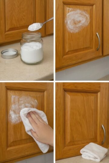 Remove Grease and Cooking Odors from Kitchen Cabinets