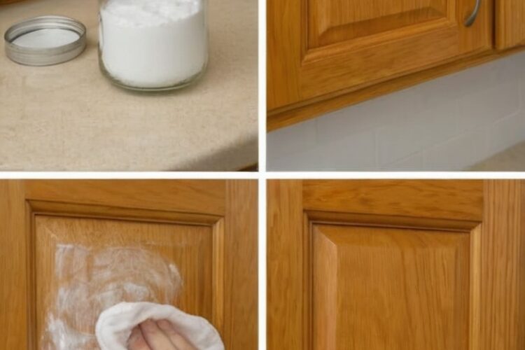 Remove Grease and Cooking Odors from Kitchen Cabinets