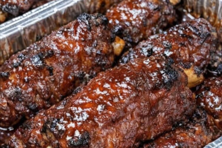 Fall-apart tender country-style pork ribs slow-cooked in barbecue sauce and brown sugar, finished under the broiler for a sticky, caramelized crust. Just three ingredients and a few hours of hands-off cooking create ribs that taste like you spent all day smoking them. Perfect for game day, Sunday suppers, or feeding a crowd.