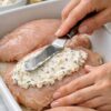 Tender chicken breasts smothered in a velvety, herb-infused cream cheese layer that bakes up golden and bubbly. This one-dish wonder delivers restaurant-quality comfort with just 10 minutes of prep and minimal cleanup.