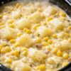 Thick, creamy, and deeply comforting chowder that practically cooks itself. Tender potatoes and sweet corn simmer all day in a rich broth, then get finished with cream and butter for ultimate comfort food. Perfect for busy weeknights with minimal effort and maximum flavor.