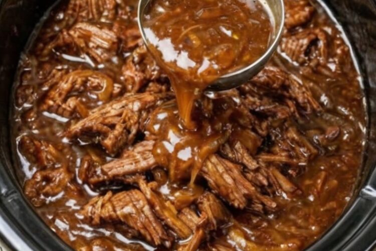 Fork-tender chuck roast swimming in a rich, glossy balsamic glaze that's naturally reduced and deeply complex. With just three ingredients and your slow cooker, create a showstopping meal that tastes like you spent all day cooking. Perfect for company or easy weeknight dinners.