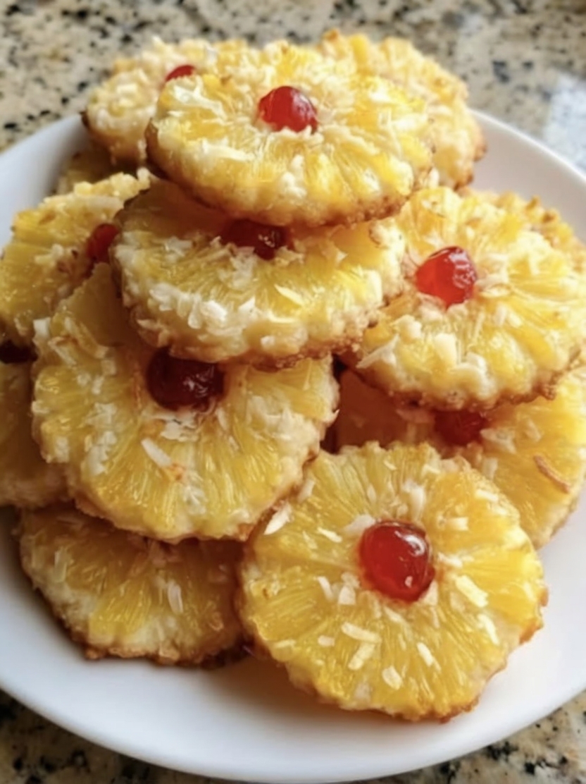 Creamy no-bake dessert bites made with pineapple, cream cheese, and coconut for a light, tropical treat.
