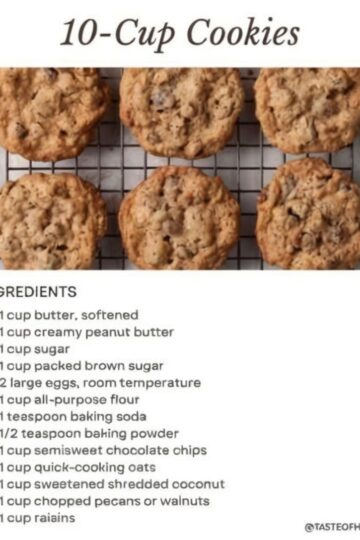 Customizable chewy cookies loaded with 10 cups of mix-ins for a nostalgic, bakery-style treat perfect for sharing.