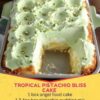 Light, fluffy angel food cake made with crushed pineapple baked right into the batter. Angel food cake mix whisked with eggs, oil, and undrained crushed pineapple, baked until golden, cooled completely, then topped with whipped topping and pistachio pudding swirled together. The result: incredibly moist tropical dessert with pockets of juicy pineapple throughout and creamy pistachio topping. Perfect make-ahead cake for potlucks and holiday gatherings.