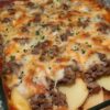 A rich, creamy, and cheesy layered casserole with tender potatoes and savory beef — the perfect easy family dinner for busy nights or cozy weekends.