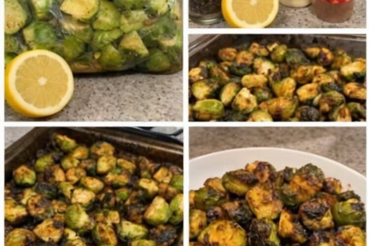 A simple and flavorful roasted vegetable side dish with lemon, garlic, and perfectly crispy edges.