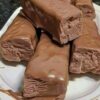 A light, fluffy, chocolate-coated dessert that recreates a classic candy bar using simple low-carb ingredients.