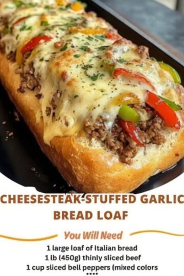 A crispy, cheesy stuffed bread filled with seasoned beef and vegetables, perfect for an easy and satisfying family meal.