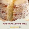 A rich, moist pound cake infused with pineapple and coconut, finished with a glossy tropical glaze.