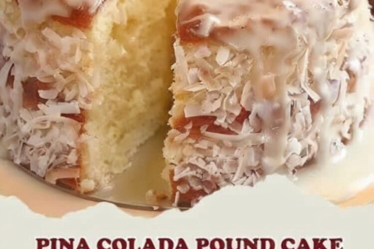 A rich, moist pound cake infused with pineapple and coconut, finished with a glossy tropical glaze.