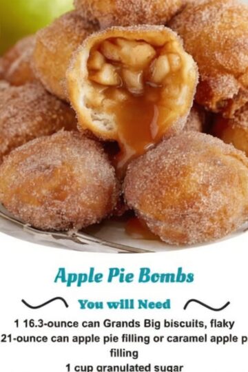 Crispy, golden bites filled with warm apple filling and coated in cinnamon sugar, perfect for a quick and easy dessert.