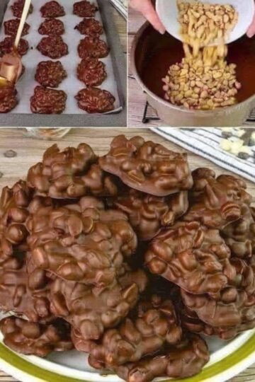 No-bake sugar-free chocolate peanut clusters that are crunchy, rich, and perfect for keto and low-carb lifestyles.