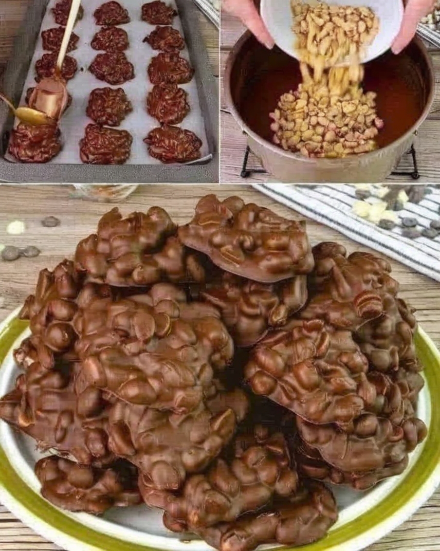 No-bake sugar-free chocolate peanut clusters that are crunchy, rich, and perfect for keto and low-carb lifestyles.
