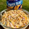 A creamy no-cook Tex-Mex corn dip made with Mexicorn, Rotel, cheddar, sour cream, and mayo. Perfect for game day appetizers, potlucks, BBQs, and holiday gatherings.