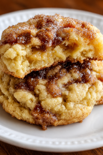 Ultra-soft cinnamon sugar cookies made with brown sugar and butter for a chewy, melt-in-your-mouth texture. Perfect for cozy baking and easy homemade desserts.